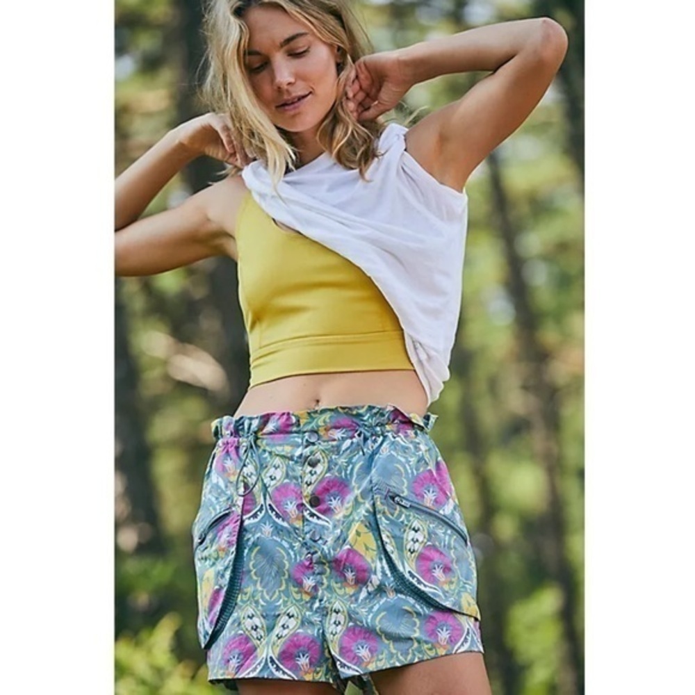 Free People off the grid Printed Shorts